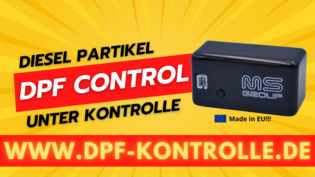 DPF Control Gerät für Diesel: Echtzeit-Anzeige von DPF-Regeneration (Start/Ende) und Rußbeladung.