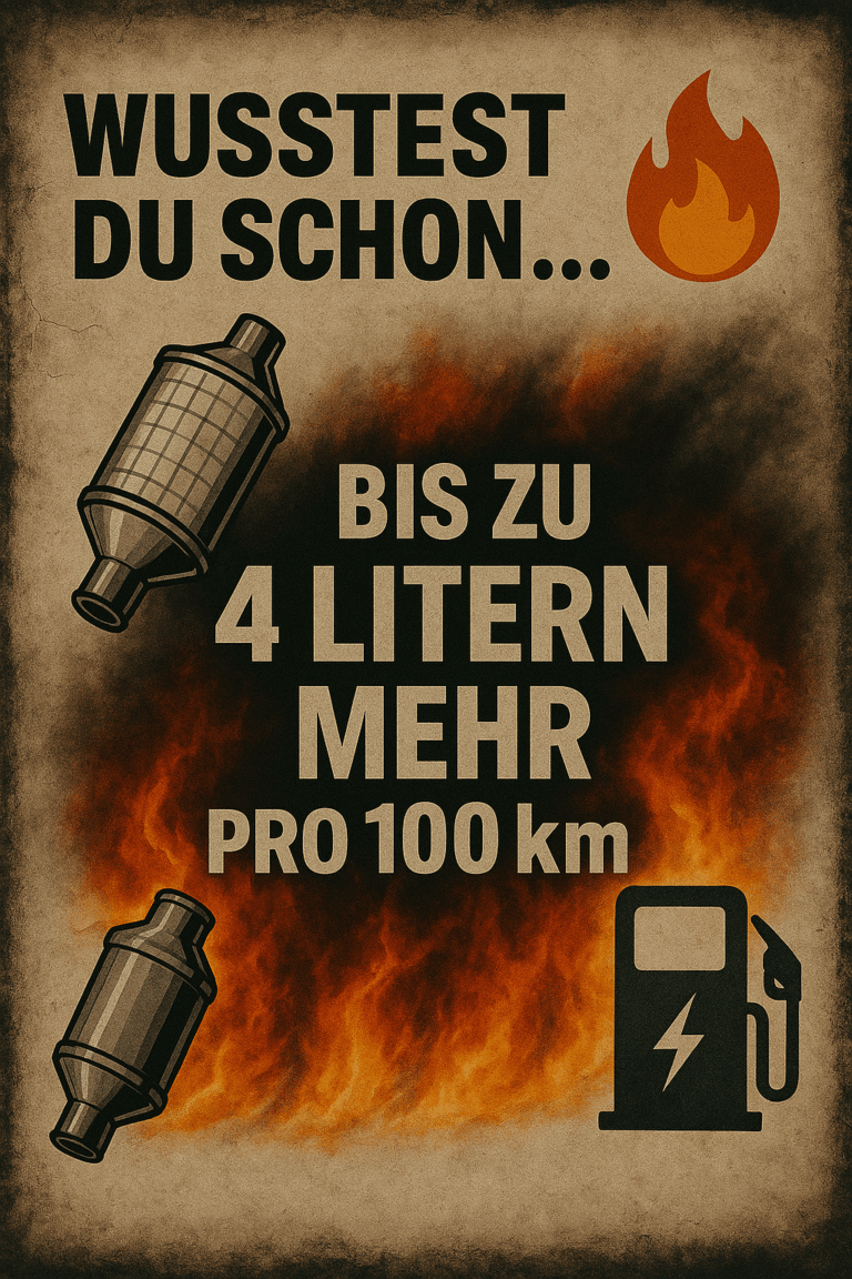 Erhöhter Kraftstoffverbrauch von bis zu 4 Litern pro 100 km, wenn der Reinigungsprozess aktiv ist. Ideal zur Sensibilisierung für Kurzstreckenprobleme bei Dieselfahrzeugen.