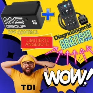 DPF-Control-Gerät für TDI-Motoren + OBD-II-Diagnosegerät-V529 GRATIS!!!