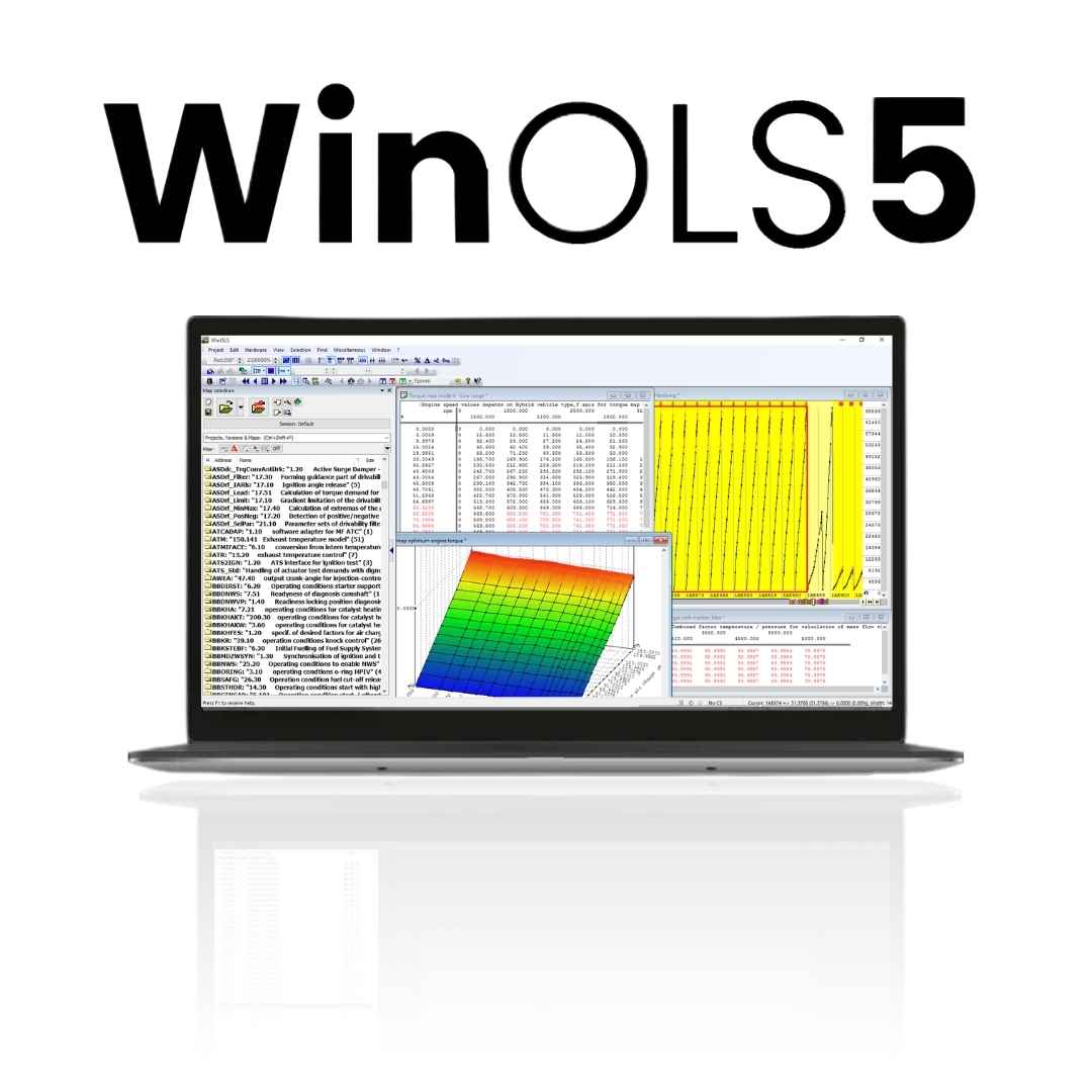 WinOLS 5 win.ols – professionelle Tuning-Software im Werkstatt-Workflow