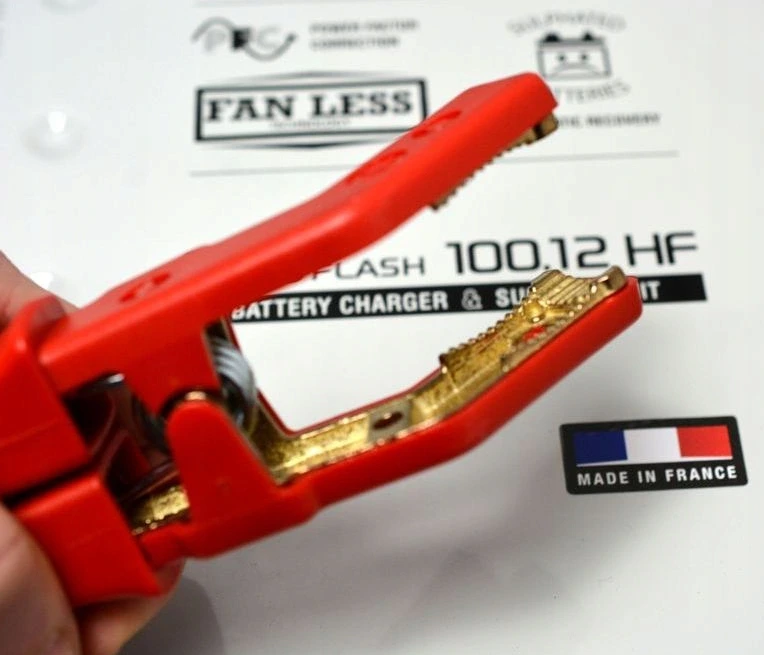 GYS GYSFLASH 100.12 HF – Profi-Ladegerät / Netzgerät 12V 100A (Showroom, Batteriewechsel, Power Supply) – Inverter, IP21 – Bild 7