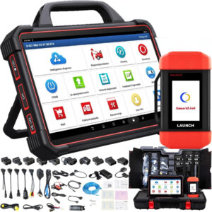 LAUNCH X431 PAD VII ELITE Komplettset mit Wirless Smartlink C und extra 25 x OBD I Adaptern und  für ältere Fahrzeuge