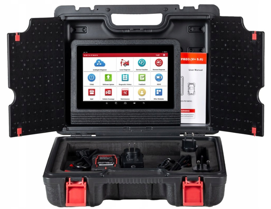 LAUNCH X431 PRO3 V+ 5.0 Diagnosegerät Komplett Set mit 2 Jahre Updates