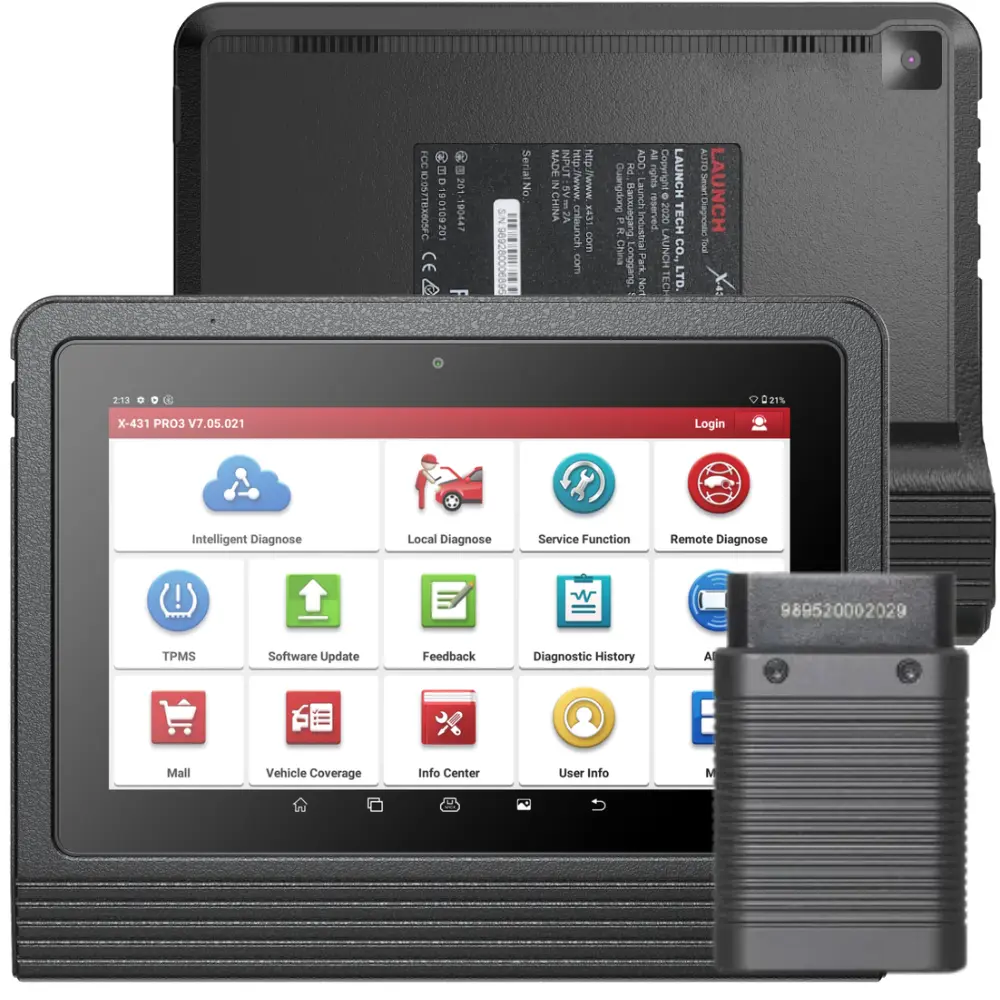 LAUNCH X 431 V+ Komplettset mit SmartLink C Heavy Duty Kopf – Bild 4