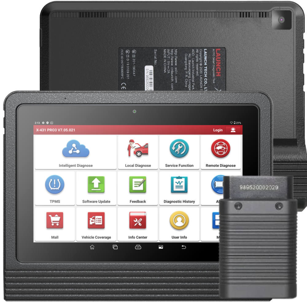 Launch X431 V Plus OBD Verbindung LAUNCH X 431 V Plus Diagnosegerät mit OBD Verbindung – kabellose Diagnose über Bluetooth