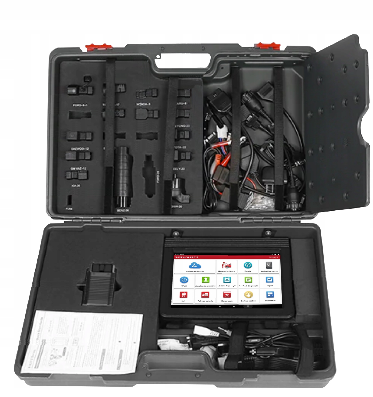 Launch X431 V Plus Komplettset LAUNCH X 431 V Plus Komplettset mit Koffer und Zubehör – Diagnosegerät im Set