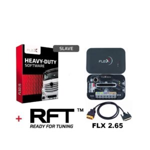 MagicMotorsport FLEX Heavy-Duty Slave + RFT + FLX 2.65 – ECU/TCU Programmer (OBD/Bench/Boot, 24V Truck Cable)