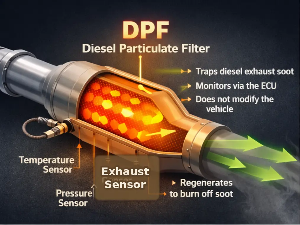 Aktive DPF Regeneration über OBD2 mit DPF Control überwachen