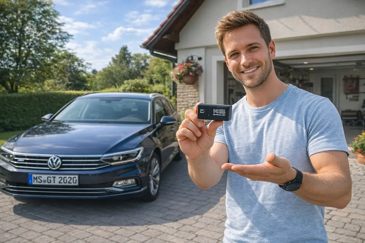 Fahrer mit DPF Control TDI VAG Regeneration OBD II