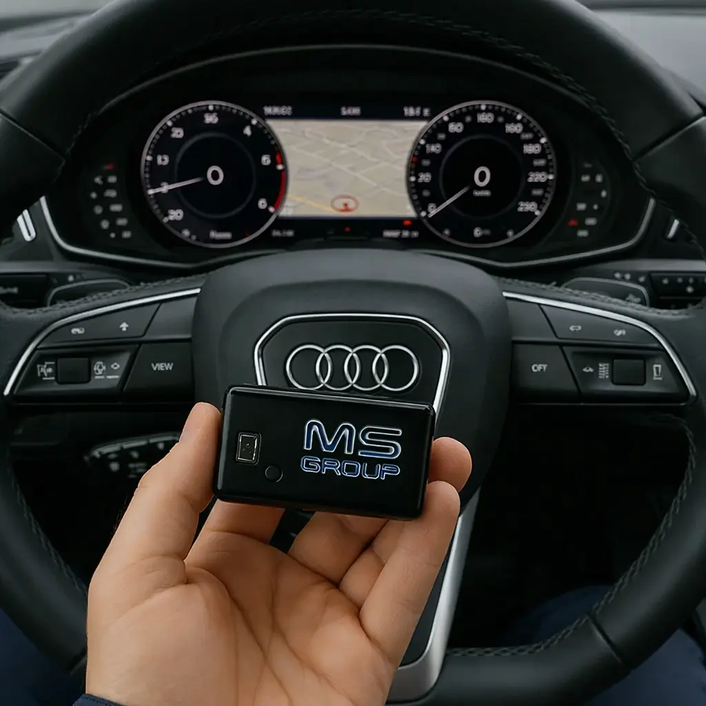 Audi DPF Überwachung am Lenkrad