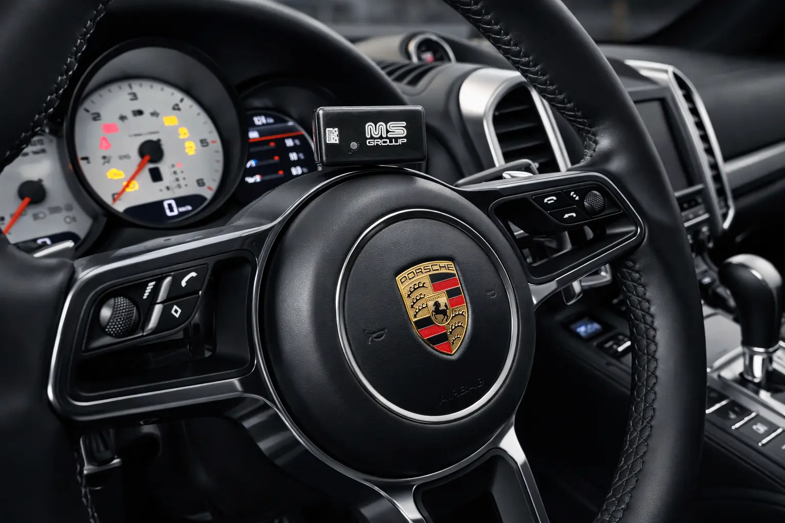 Porsche DPF Überwachung am Lenkrad