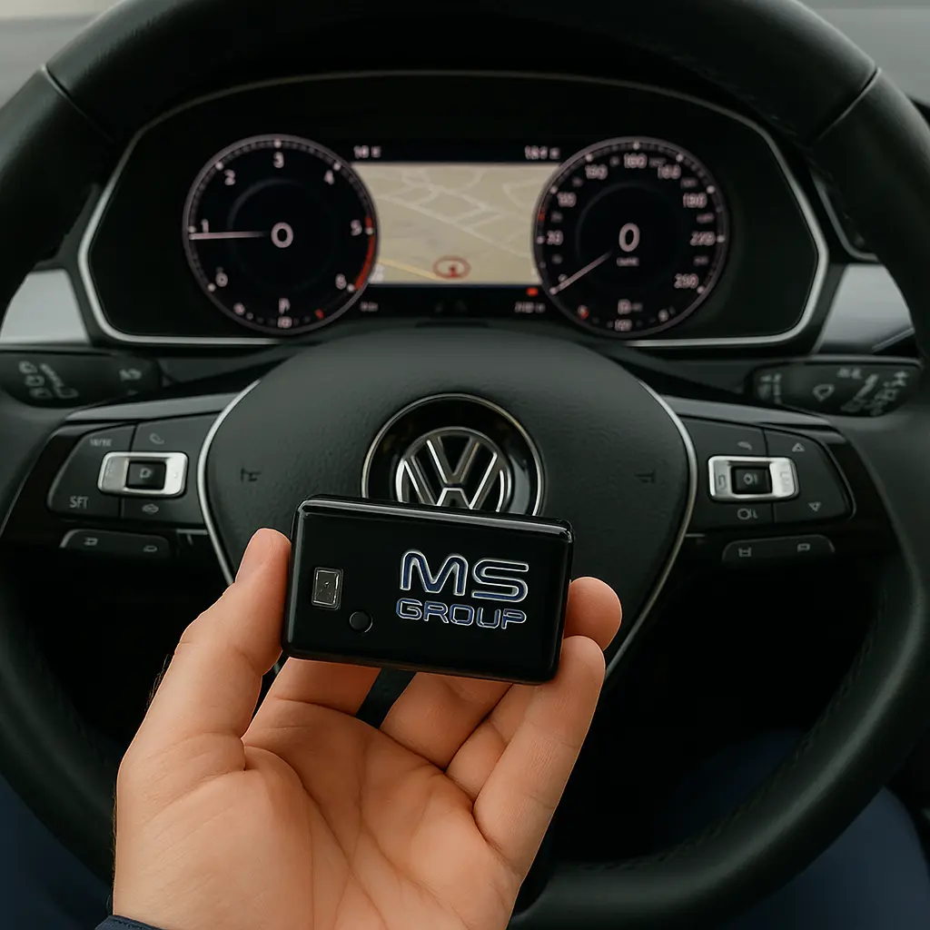 DPF Control Volkswagen Lenkrad