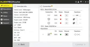 Alientech DynoDrive für KESS3 – Road-Dyno Software zur Leistungs- und Beschleunigungsmessung ohne Gerät