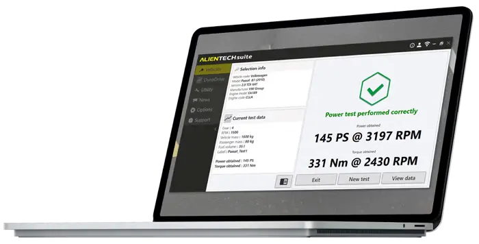 Alientech DynoDrive für KESS3 – Road-Dyno Software zur Leistungs- und Beschleunigungsmessung ohne Gerät – Bild 4