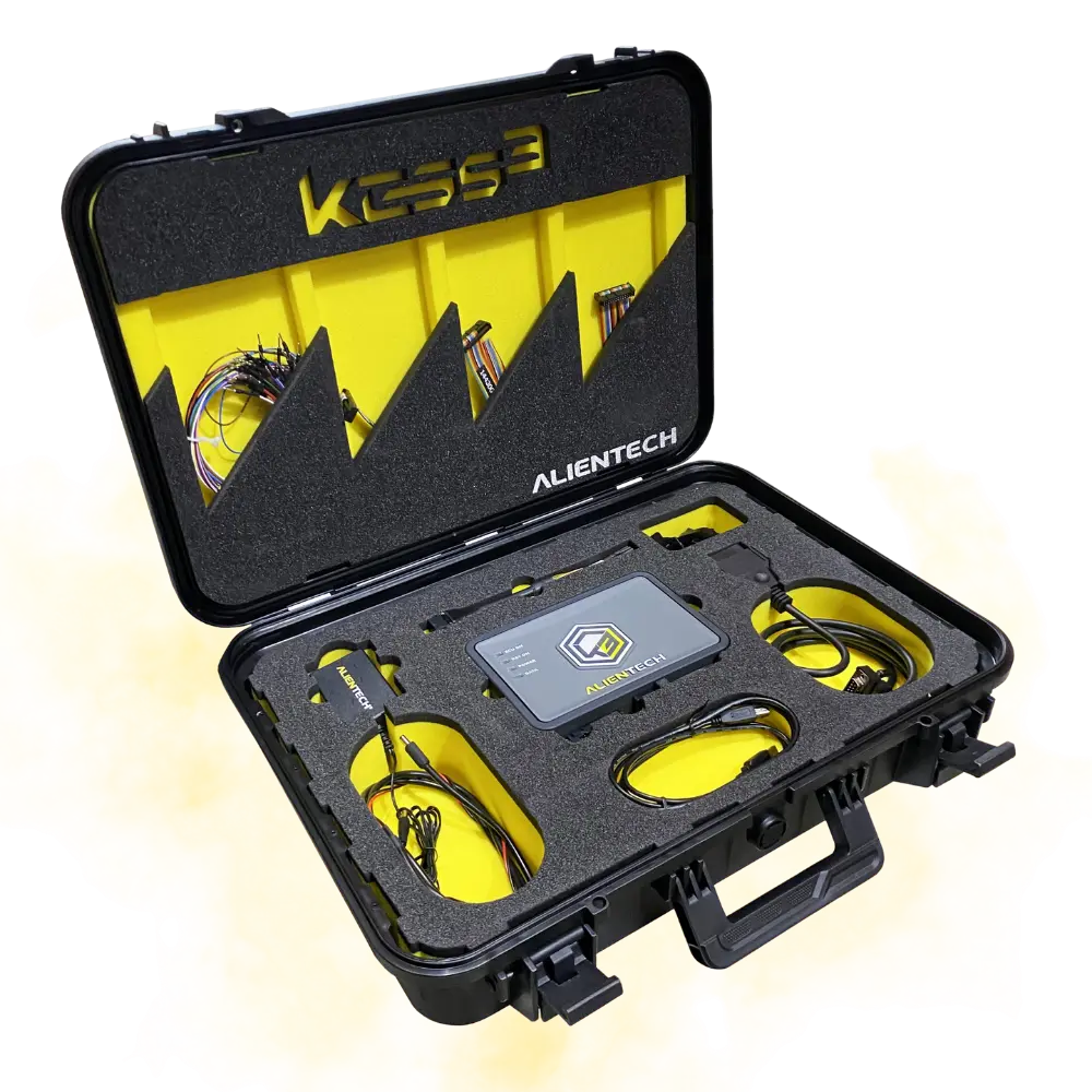 Alientech KESS3 Koffer Set Kabel Zubehör für Chiptuning Werkstatt