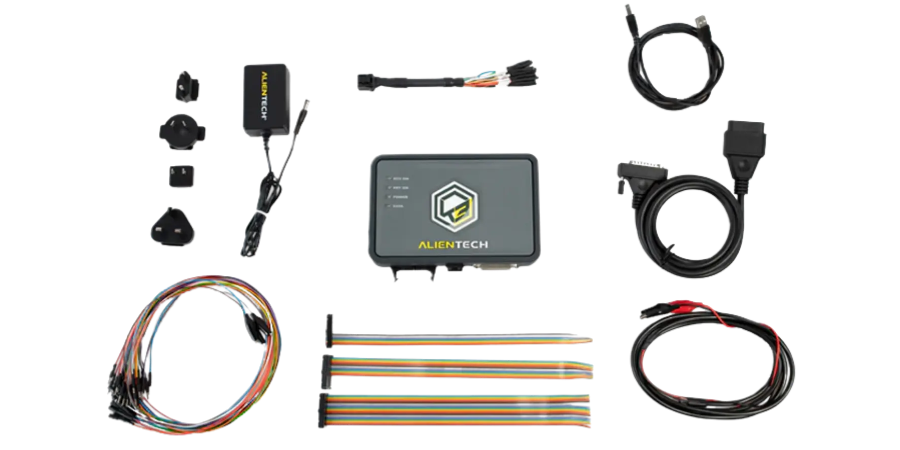 Alientech KESS3 Set mit Kabeln Zubehör für ECU TCU Programmierung