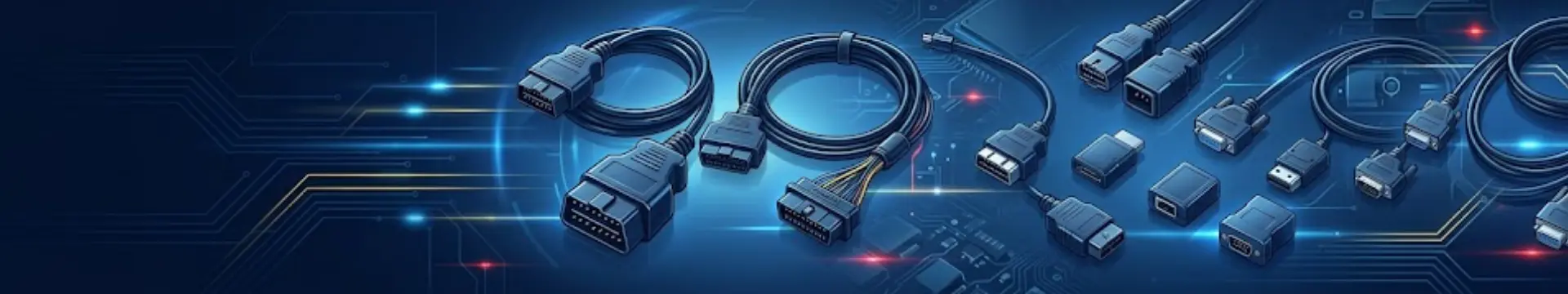 Kabel und Adapter für Chiptuning Tools ECU TCU Programmierung und Diagnose