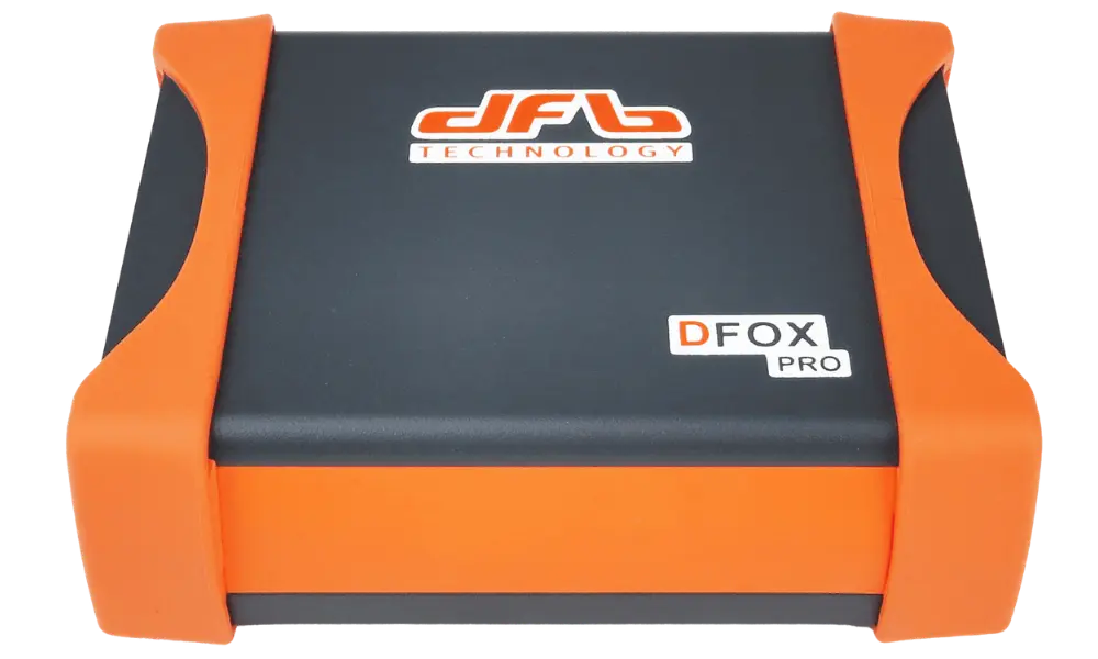 DFOX Frontansicht für ECU TCU Programmierung Klonen und Steuergeräte Reparatur