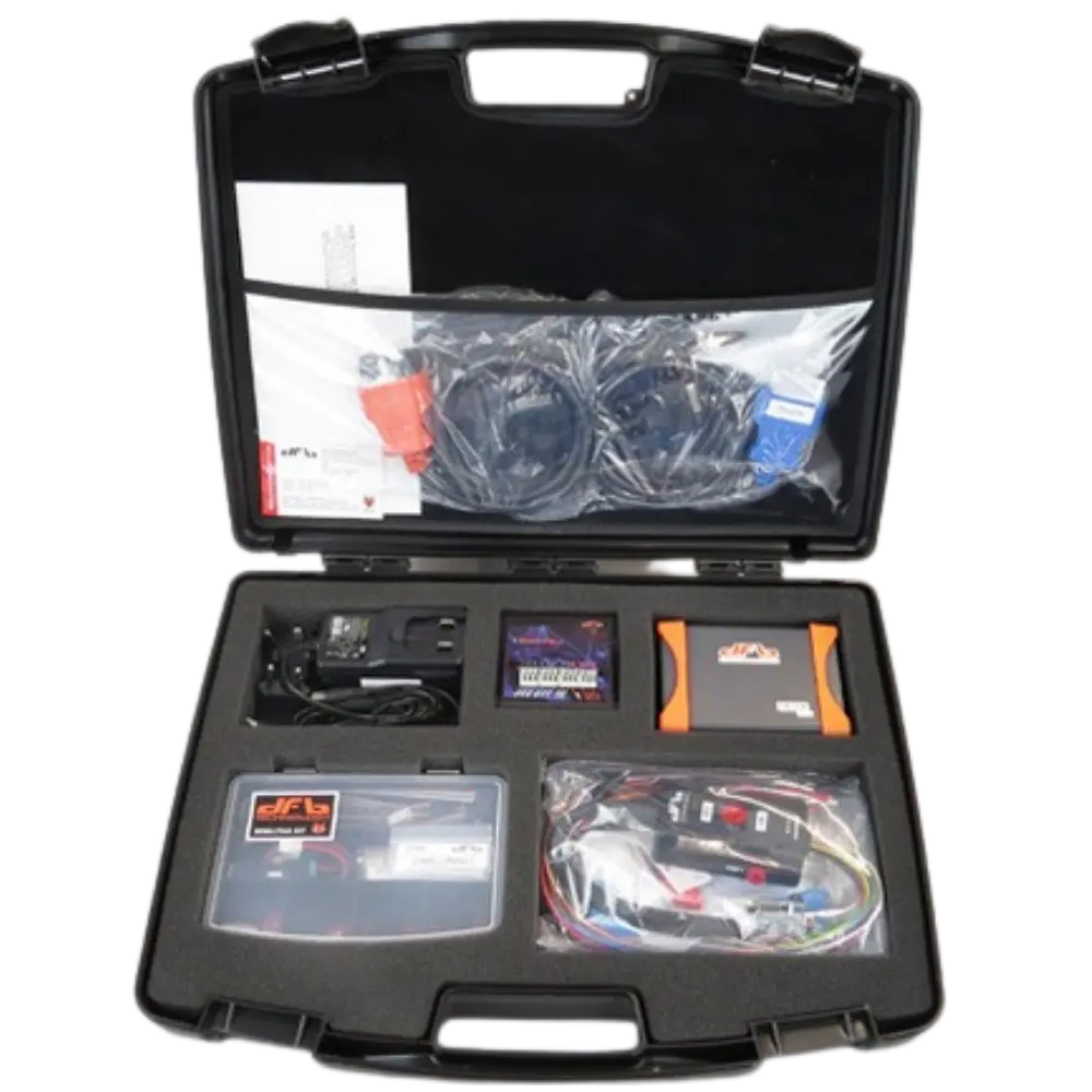 DFOX Koffer Set mit Zubehör für ECU TCU Programmierung OBD Bench Boot BDM und JTAG