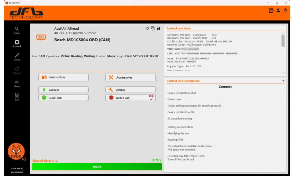 DFOX Software für ECU TCU Programmierung OBD Bench Boot BDM JTAG und technische Anleitungen