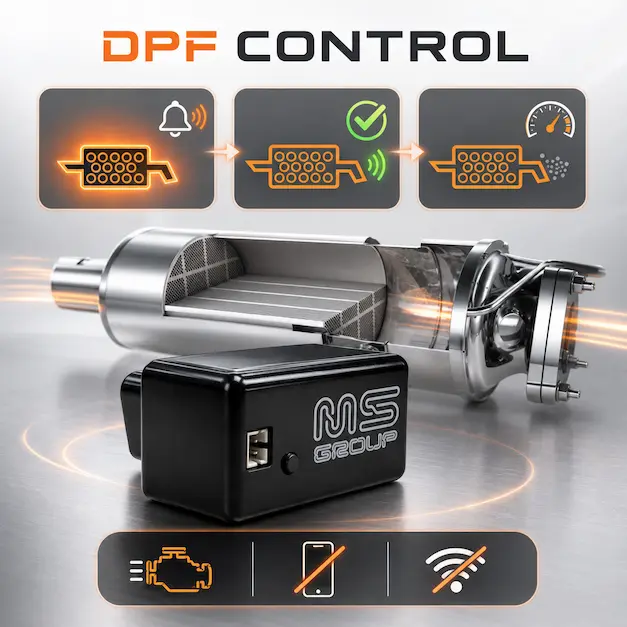DPF Control Regenerationsanzeige – ohne App, ohne Internet, über OBD2 DPF Control Regenerationsanzeige zur Dieselpartikelfilter Überwachung ohne App und ohne Internet über OBD2
