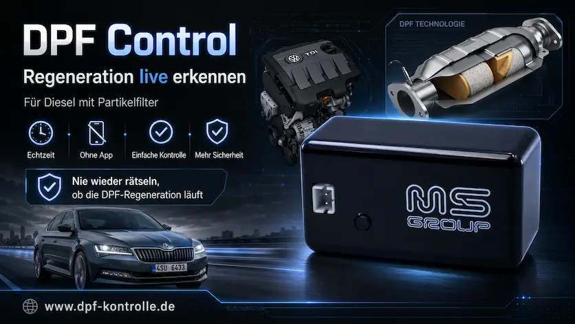 DPF Control TDI Kontrolle OBD2 Gerät für VW Audi Škoda SEAT Porsche CUPRA Diesel