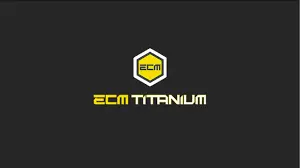 ECM Titanium Chiptuning Software Logo von Alientech auf dunklem Hintergrund