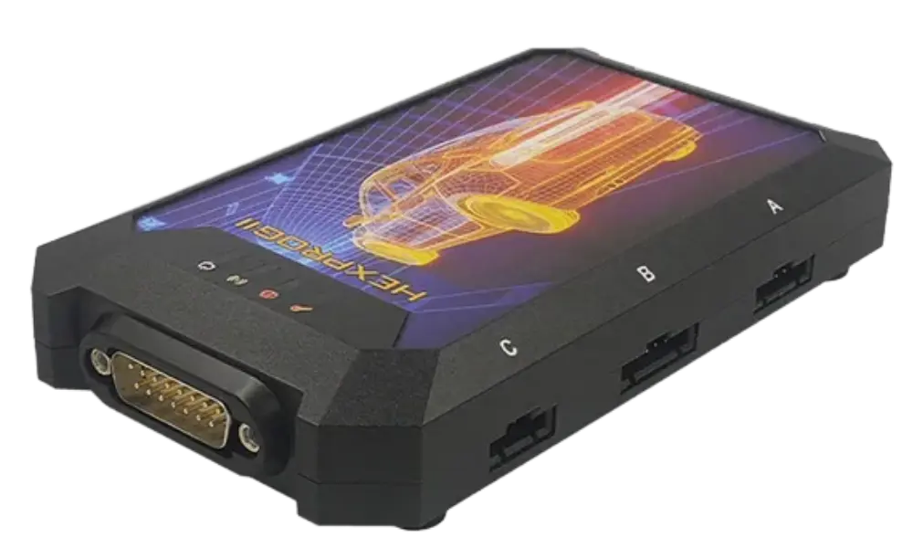 Microtronik HEXPROG II ECU TCU Programmiergerät für Chiptuning Klonen OBD Bench Boot JTAG BDM