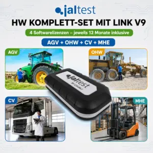 Jaltest HW Komplett-Set mit Link V9 – AGV + OHW + CV + MHE – 4 Softwarelizenzen jeweils 12 Monate inklusive
