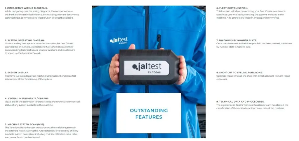 Jaltest HW Komplett-Set mit Link V9 – AGV + OHW + MHE für Landmaschinen, Baumaschinen & Material Handling – 3 Softwarelizenzen je 12 Monate inklusive – Bild 2