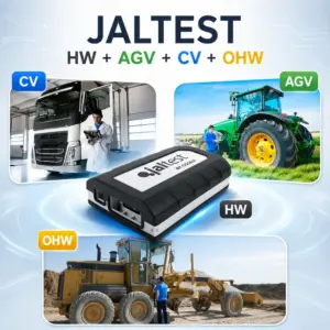 Jaltest HW Komplett-Set mit Link V9 – AGV + CV + OHW für Landmaschinen, Nutzfahrzeuge & Baumaschinen – 1. Jahr Subskription inklusive