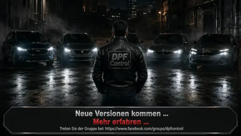 🚗🆕 DPF Control – neue Versionen schon bald verfügbar
