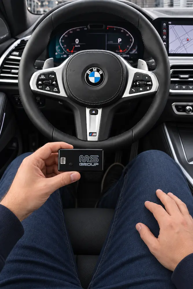 DPF Control OBD2 Gerät zur Überwachung der DPF-Regeneration im BMW-Dieselfahrzeug
