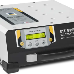 GYS GYSFLASH 121.12 CNT FV – Profi-Batterieladegerät & Spannungsstütze (12 V / 120 A) inkl. 5 m Kabel